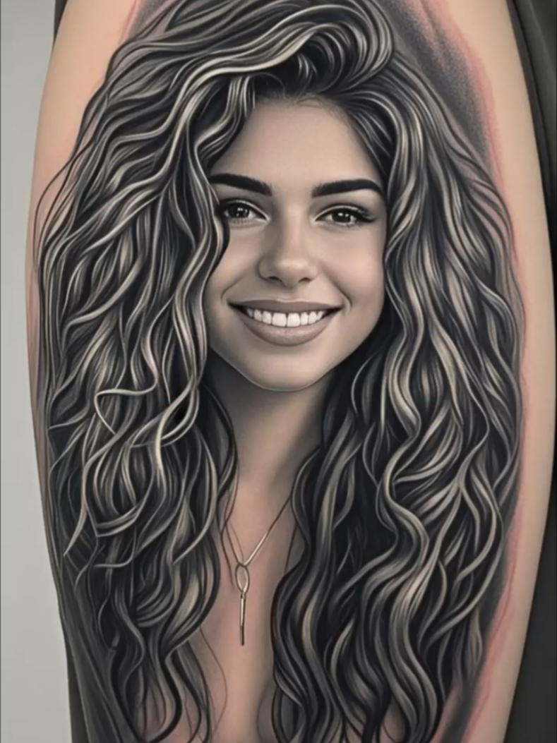Efeito tatuagem 🥰 #tatuagem #tattoo #tatoo #efeitoia #fotoia #mulher #multiaverso 