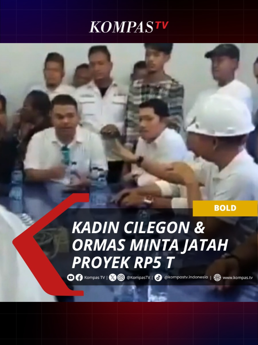 Sebuah video memperlihatkan sekelompok orang beratribut Kadin Cilegon dan ormas mengintimidasi kontraktor asal Tiongkok yang ditunjuk PT Chandra Asri Pacific untuk proyek perluasan pabrik senilai Rp15 triliun di Cilegon. Mereka menuntut jatah pekerjaan Rp5 triliun tanpa lelang. Menanggapi hal ini, Polres Cilegon telah memediasi kedua pihak dan menegaskan akan menindak tegas aksi premanisme berkedok ormas atau LSM. Simak berita lainnya di kompas.tv #BOLDKompasTV