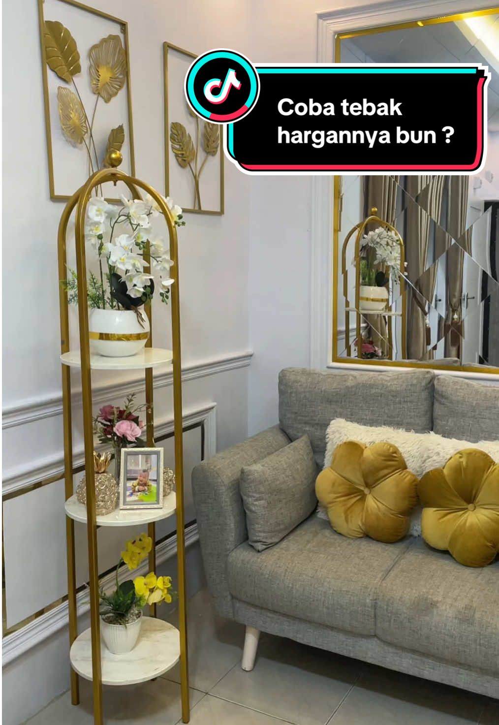 Rak Hias Sudut sangkar burung dengan desain menarik #hiasandinding #hiasanraksudut #hiasanruangtamu 