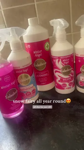 Stocked up on my winter scent, absolute bargain😍or why not use it all year round? #fyp #cleaningproducts #cleaninghaul #snowfairy 