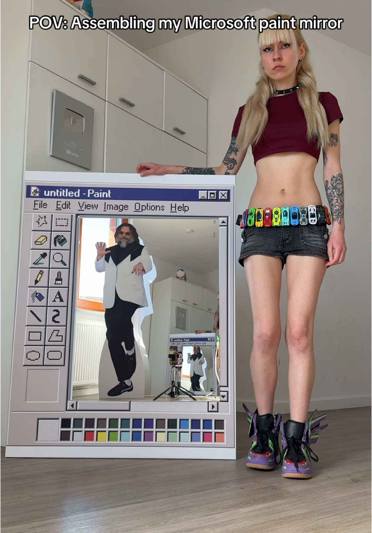 Coolest mirror I ever got I am obsessed 😤 #fypシ #fyp #pov 