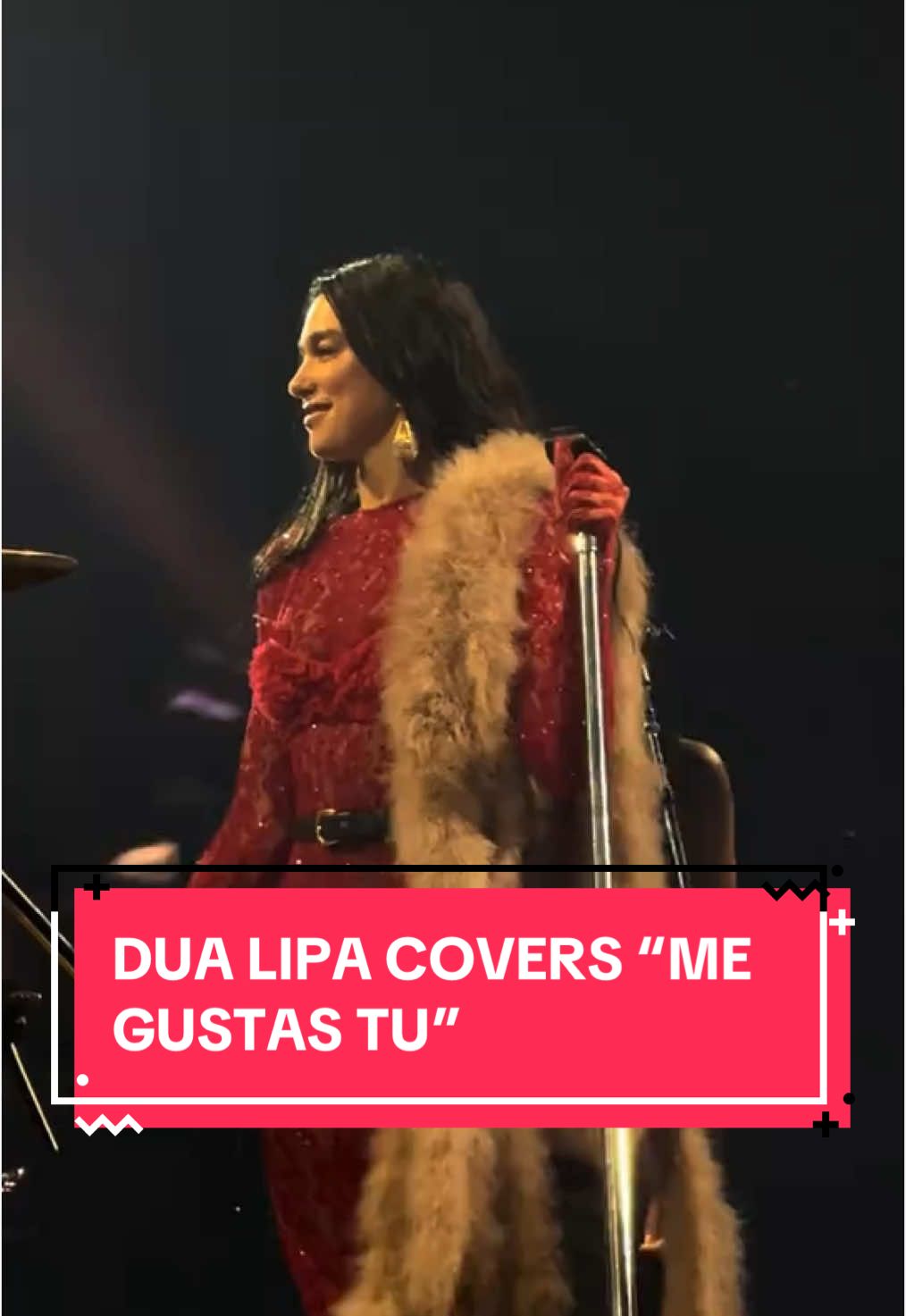 Dua Lipa did a surprise performance of  “Me Gustas Tu” by Manu Chao on night 2 of her Madrid concert. Via: @CELIA 