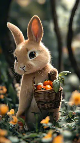 Pizza maker Bunny 🍕🐰❤️ #aianimation #aiart #cute #viral #fantasy #animal #relaxing #adventure #pizza #Bunny #rabbit 