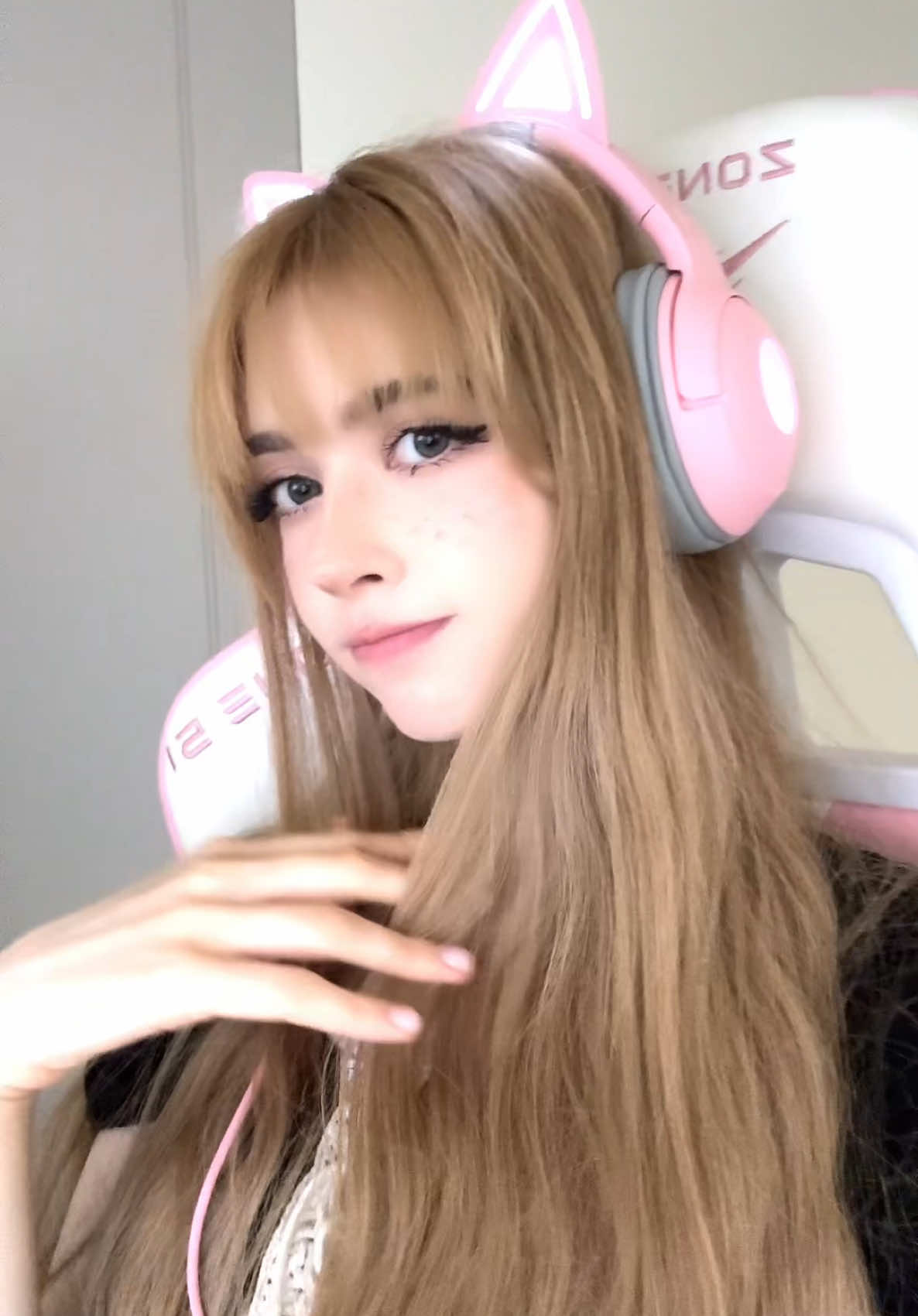 btw I dyed my own hair:0 #egirl #blondehair