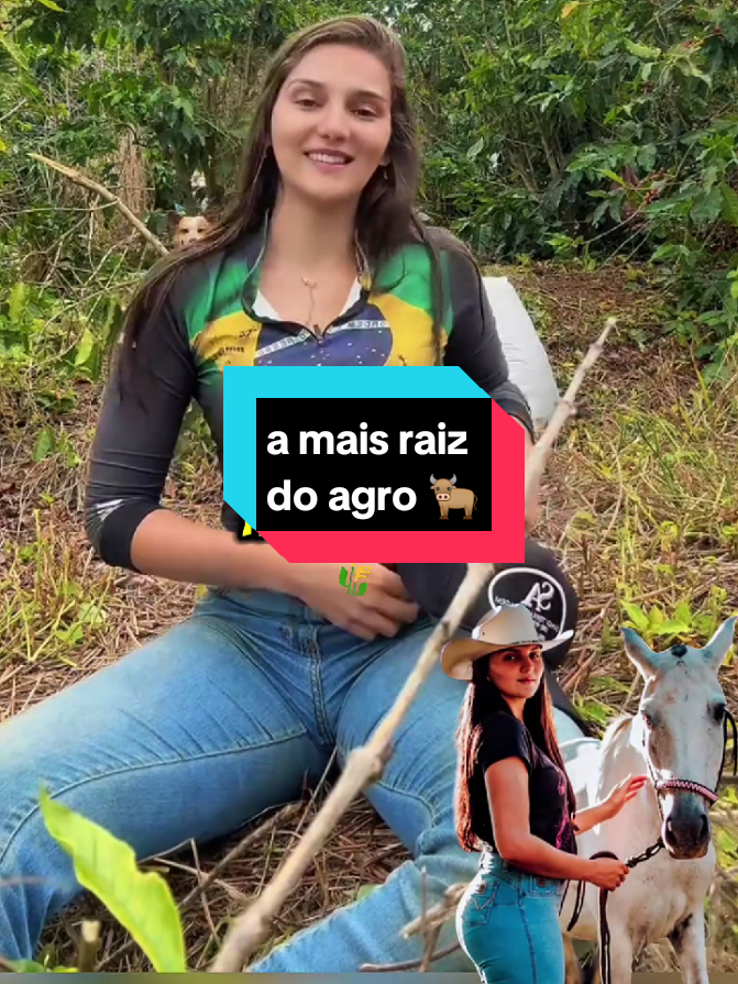 a influencer Milena Sangi é uma produtora rural que faz sucesso nas redes mostrando sua rotina no campo. credits: @Milena Sangi #agro #rural #campo 