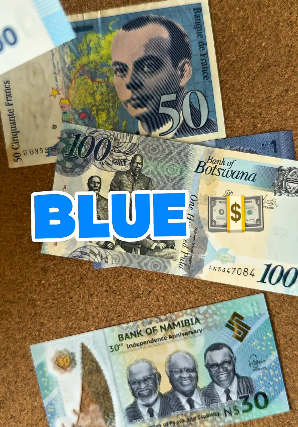 #Blue 🥶 Everyone’s favorite color 🧢 #fyp #currency #museum #money #collection 