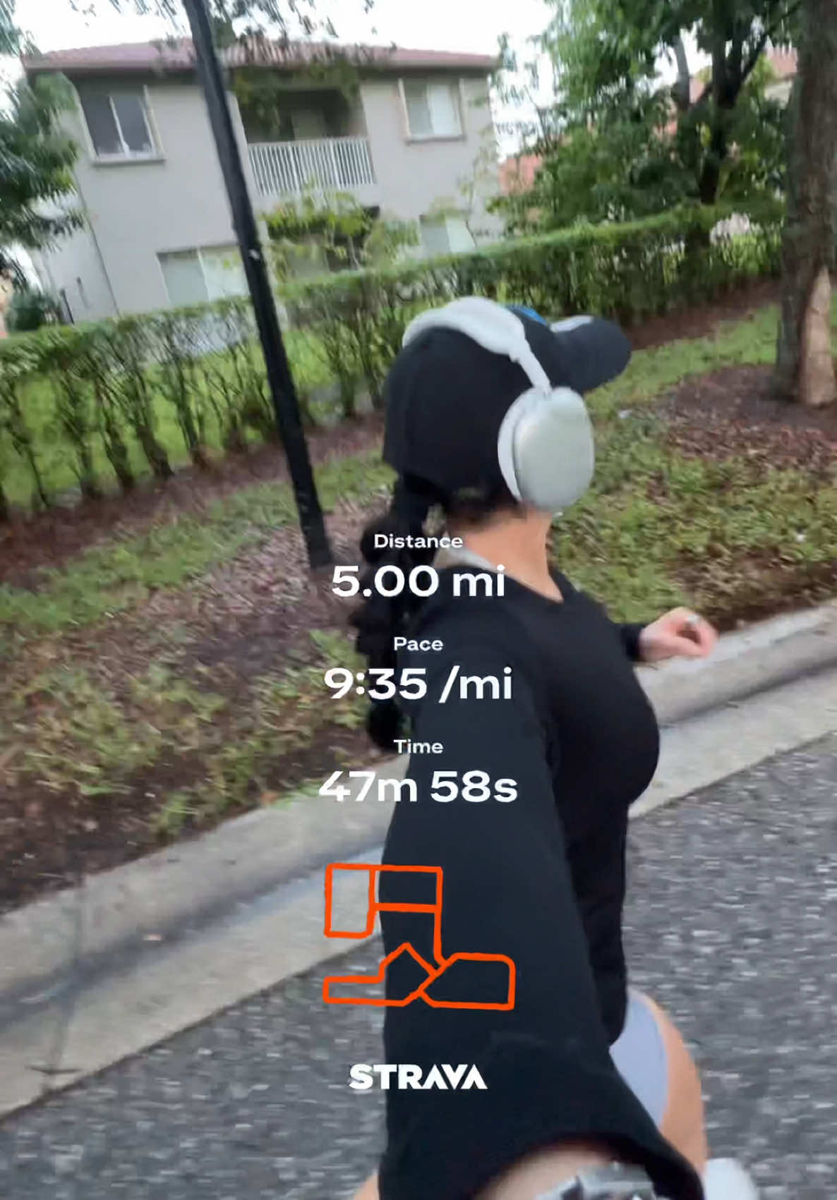 5 miles for breakfast 🍽️ #fypシ #Running 