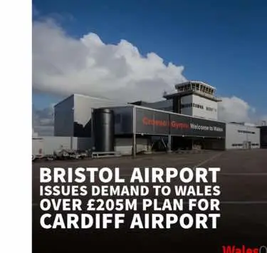 Lawyers working on behalf of Bristol Airport have written to the Welsh Government about Cardiff Airport. They are demanding for more information on their £205 million subsidy for Cardiff Airport. Last week it was revealed that the cost to households in Wales for the state funding of Cardiff Airport since nationalisation is set to increase to £286 per household. In a scathing letter to Welsh Government Minister Rebecca Evans MS, Bristol Airport highlighted how the proposed subsidy would exceed Cardiff Airport's current annual turnover, in each year of the planned 10-year duration and comes on top of the nearly £200m of taxpayers’ money already provided to Cardiff Airport. Bristol Airport said the funding over the 10-year period has potential to distort competition, and risks reducing air travel choice for customers, including those living in south Wales. #Wales #walesonline #cardiff #cardiffairport #bristolairport 