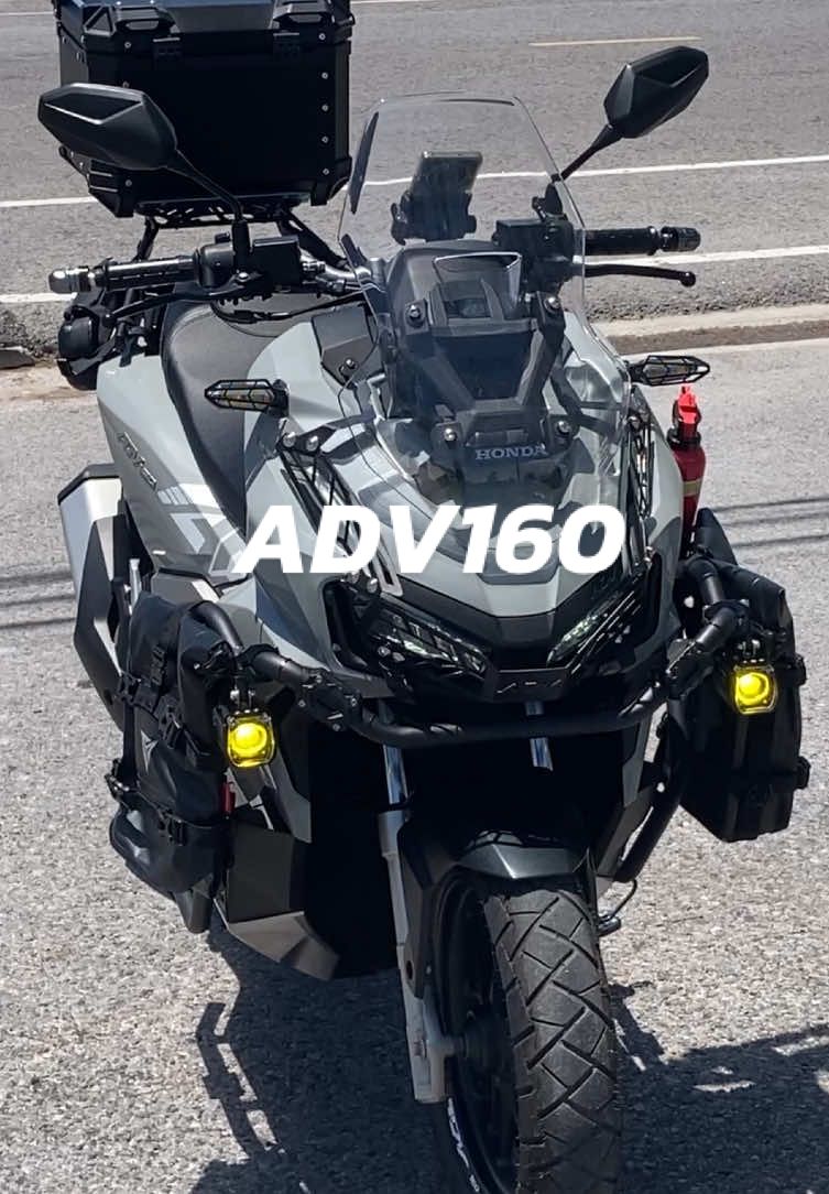 เขาว่ารถจะบอกตัวตนเจ้าของ#adv160 #honda #ทัวร์ริ่ง #ท่องเที่ยว #สงขลา  ใกล้เวลาออกทริปละ