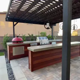 Que creen ustedes? #cemento #construction #pergola #concreto #firepit 