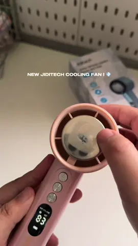 new cooling fan from jiditech!! 💌 #jiditech #jiditechcoolingfan #portablefan #jiditechfan #turbofan #handheldfan 