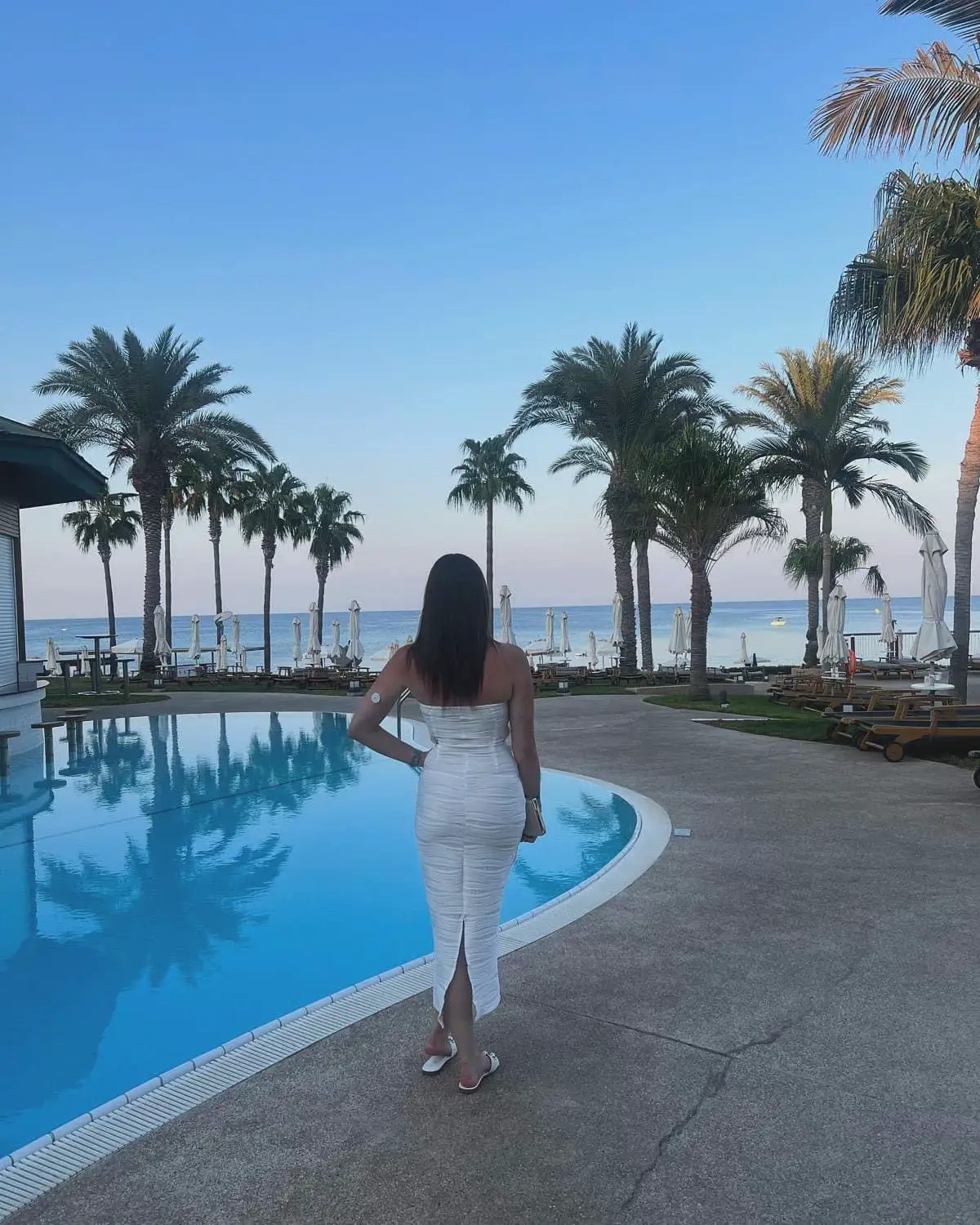 Cyprus 🫶🏻 🇨🇾  #cyprus #holiday #protaras #views #fyp #foryou #foryoupage #pool #beach #dress 