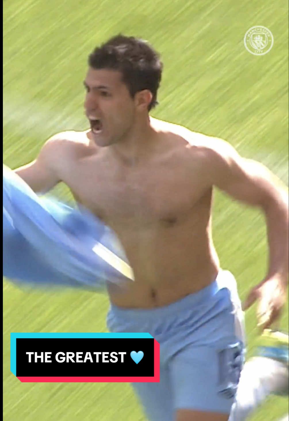 The greatest moment in our Premier League history. 13 years ago today 🥹🩵 #SergioAguero #ManCity #PremierLeague #Football 