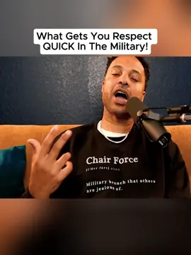 What Gets You Respect QUICK In The Military! #magicmind #mentalperformance #productivityhacks #Zodywithawhy #airforces #military 