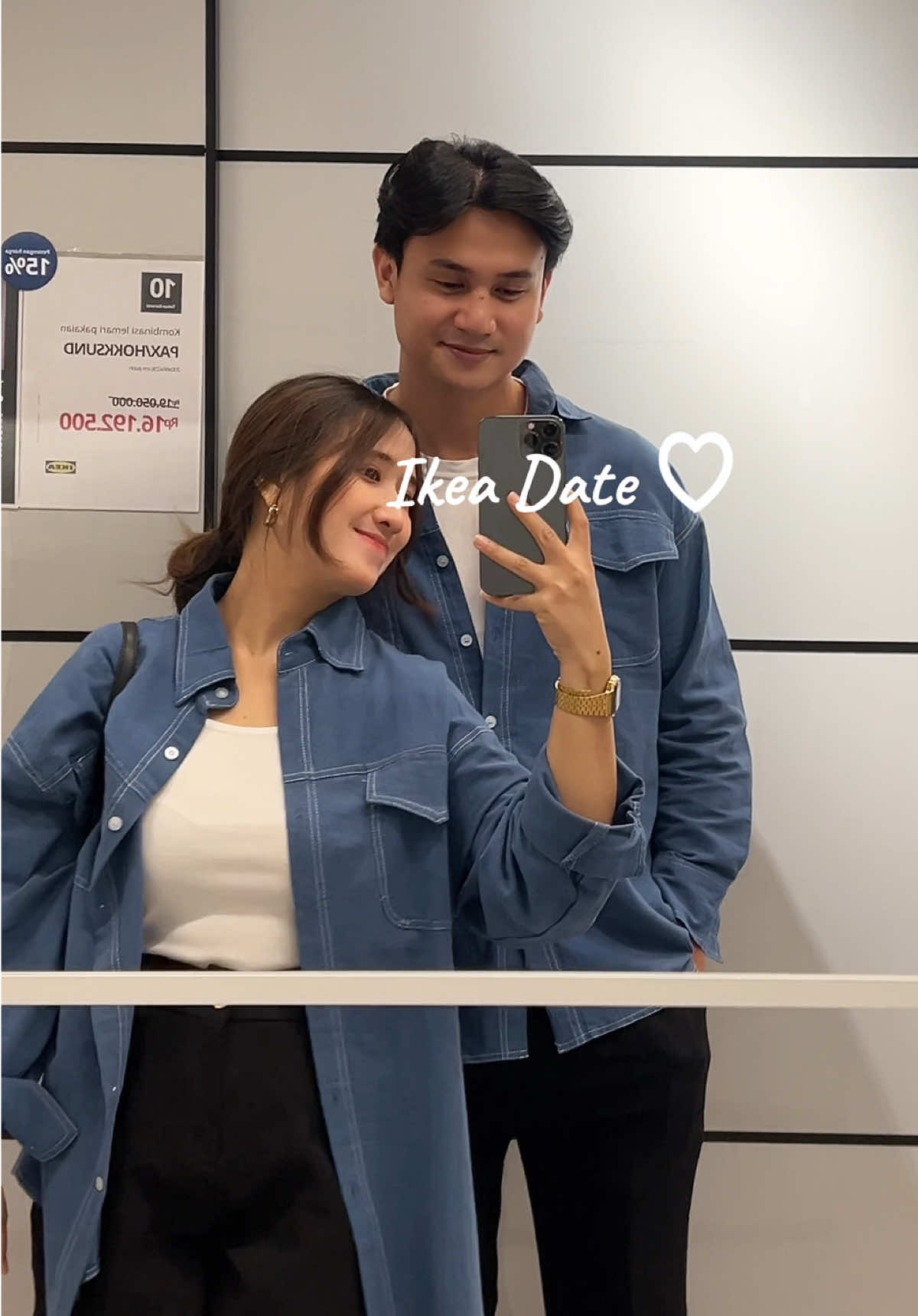 @febiyoko 🤏🏻🩵 #ikeadate #couple #date 