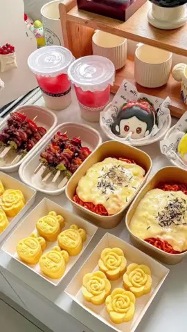 Make delicious food for my sister#Foodie #amsr #EasyRecipe #bentobox #bento #lunchideas 