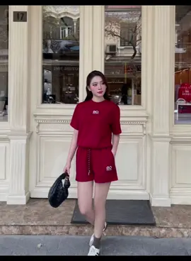 Set Bộ Cộc ECOCHIC NEW LOGO Áp Phông Crop Quần Đùi Cạp Cao Chất Lượng Cao Cấp Chính Hãng ECO ON THE GO B157
