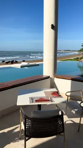 Breakfast with a view at Azerai Ke Ga Bay resort, an Aman’s sister property.  #travel #vietnam #resort #Summer #beach #hotel #azeraikegabay 
