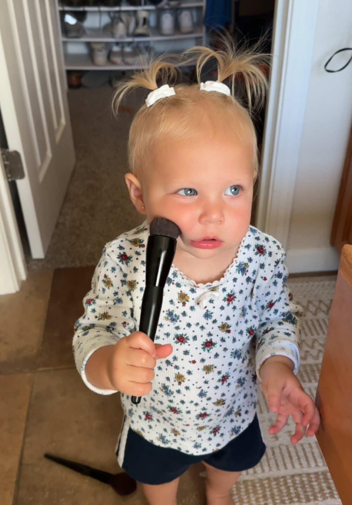 just a freaking girl!  #justagirl #babygirl #15monthsold #girlmom @elfcosmetics @e.l.f. Cosmetics 