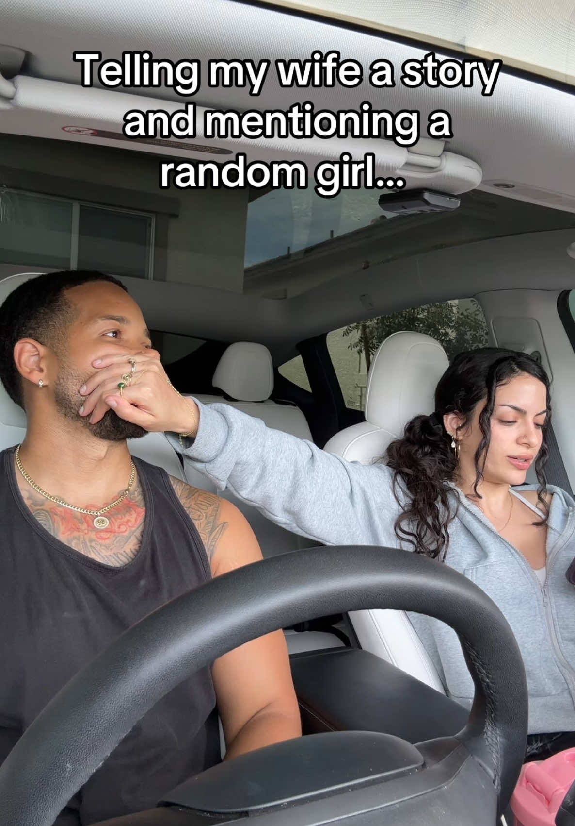 This reaction was wild 😂 @TajLockedin @Boushra 🌸 #tajandb #couplegoals #relationships #tajandboushra 