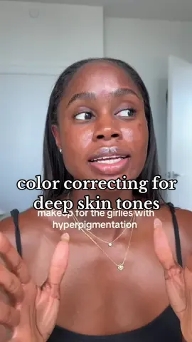 Most crucial step for me: color correcting. So here’s a guide to color correcting for darker skin tones. They used to tell us we needed red correctors but I think deep peach works just fine (as you can see here) Tbh even if I have no dark spots, make so much of a difference for dark circles. #makeuptutorial #colorcorrection 