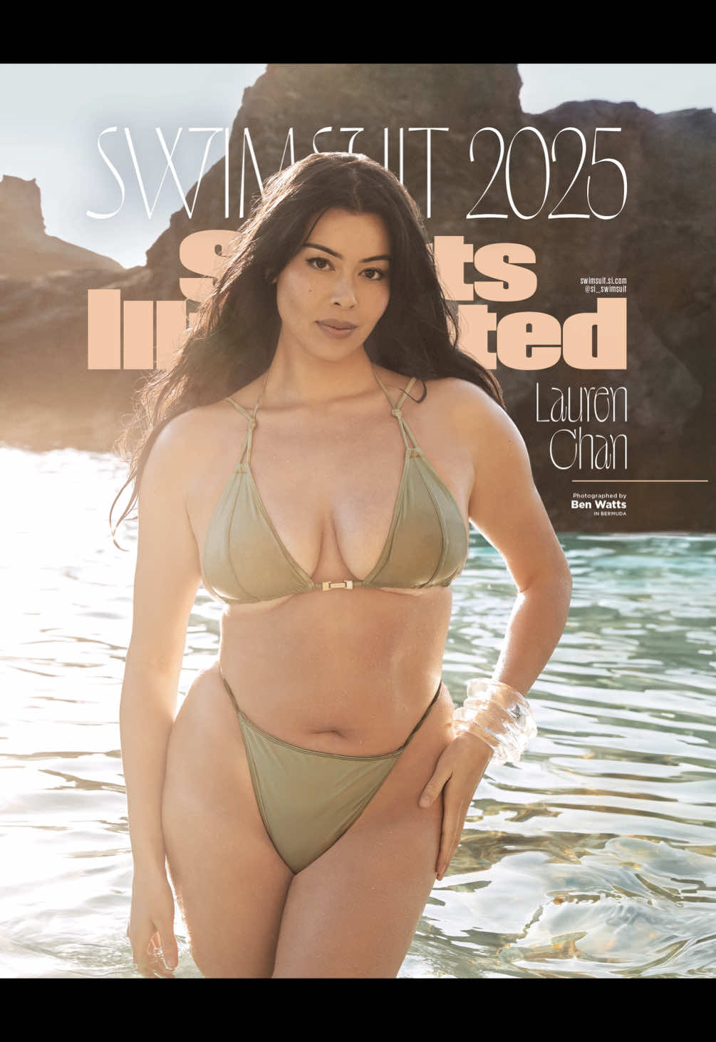 We handed @lcchan her 2025 SI Swimsuit cover... and her reaction says it all 🫶🏻 As a model, writer, and entrepreneur, Lauren is shifting the narrative on beauty and inclusivity—and making sure every story has a place. #SISwim25 #LaurenChan #IssueCover #Revealed #ReactionVideo #FYP