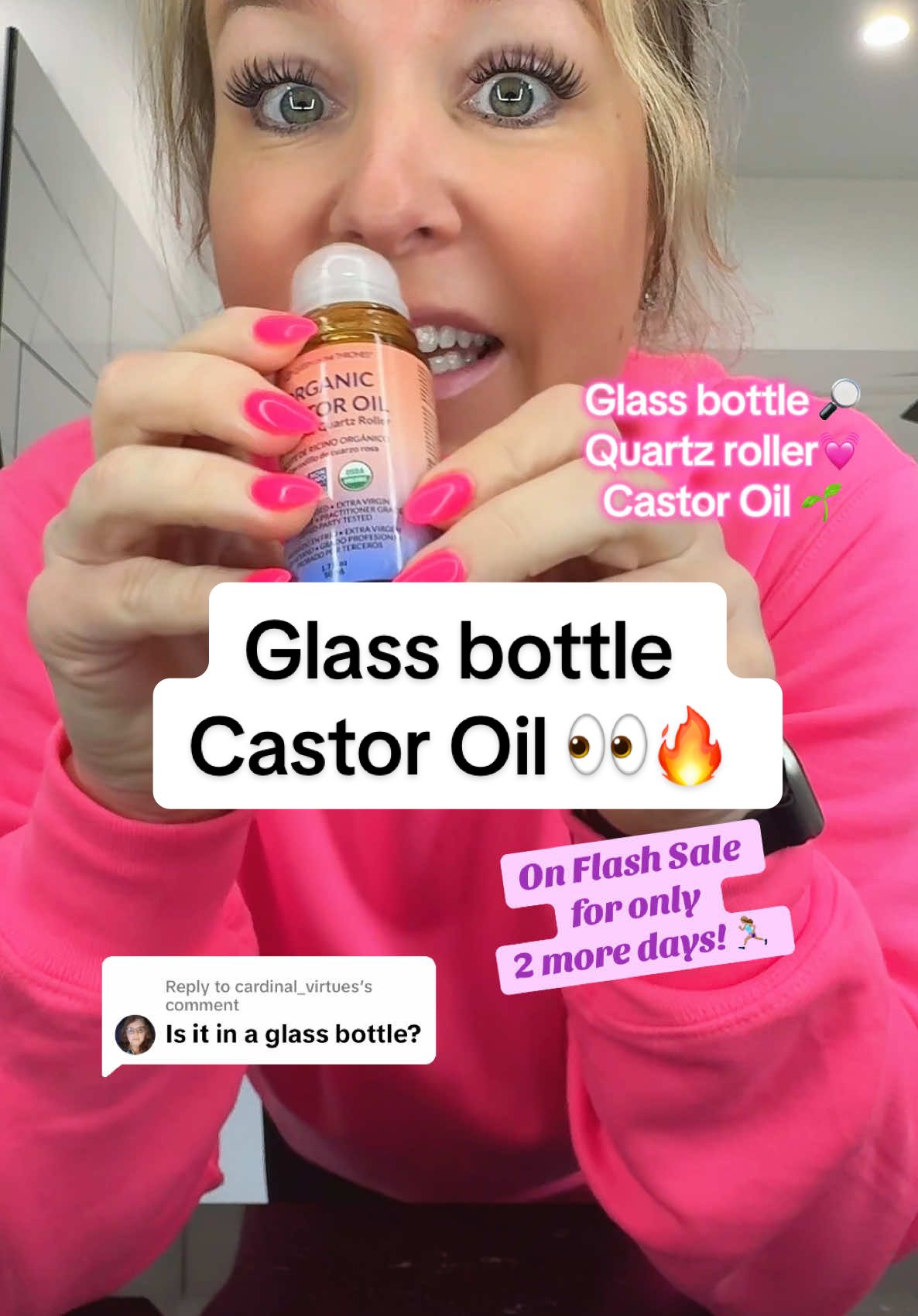 Replying to @cardinal_virtues I hope no one buys the plastic one!!! This is one is legit!! 😍🔥👏🏼 #castoroil #castoroilbenefit #naturalremedy #tiktokshopfinds #tiktokshopviral 