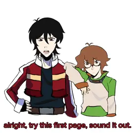 not my dumbahh just realizing i made lance's eyes brown instead of blue this is why you shouldnt draw at 4 in the morning #vld #voltron #fanart #art #pidgeholt #keithkogane #lancemcclain #klance (?)