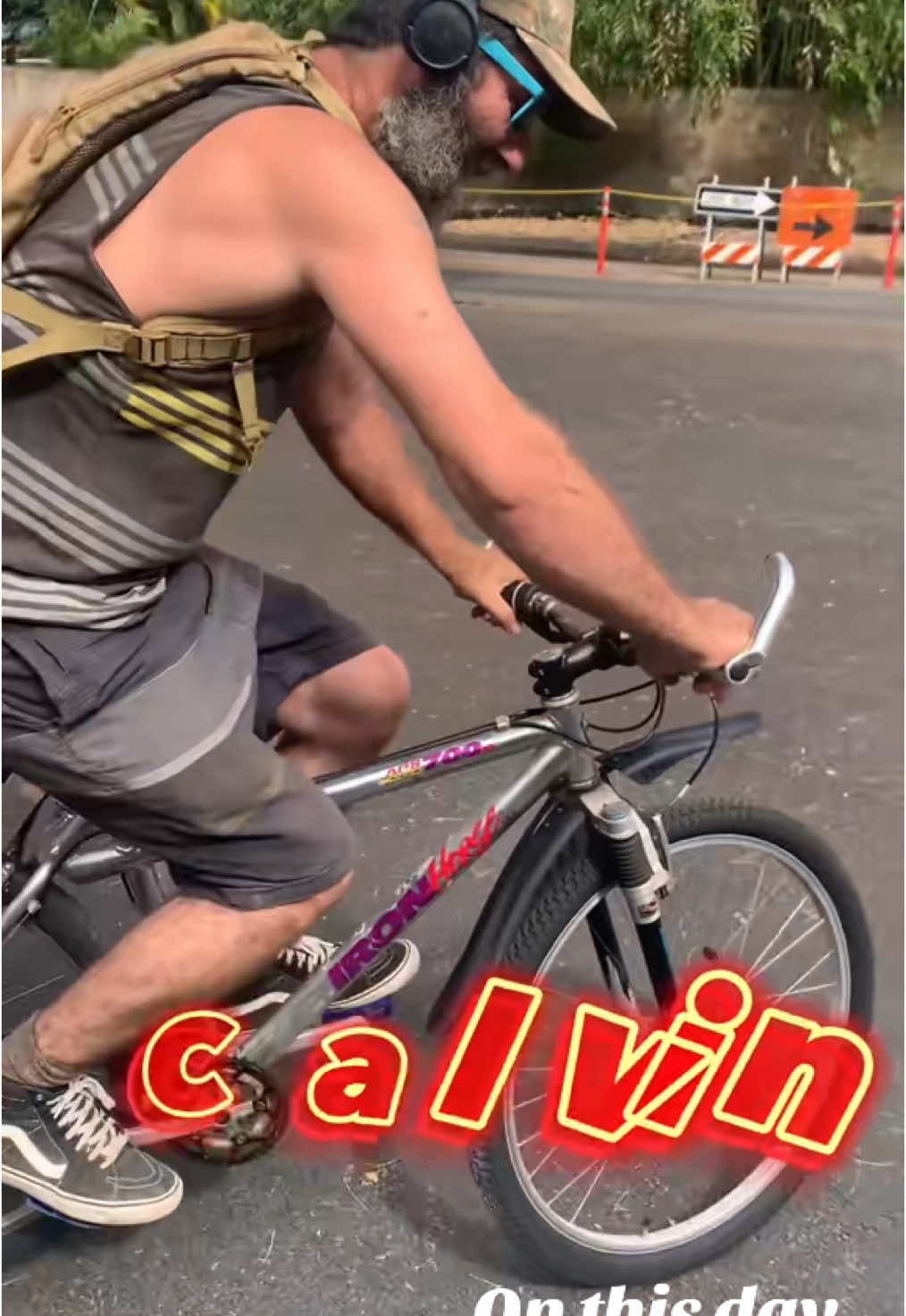 #onthisday giving props to on OG Calvin from Kailua. Circus Bear Wheelie