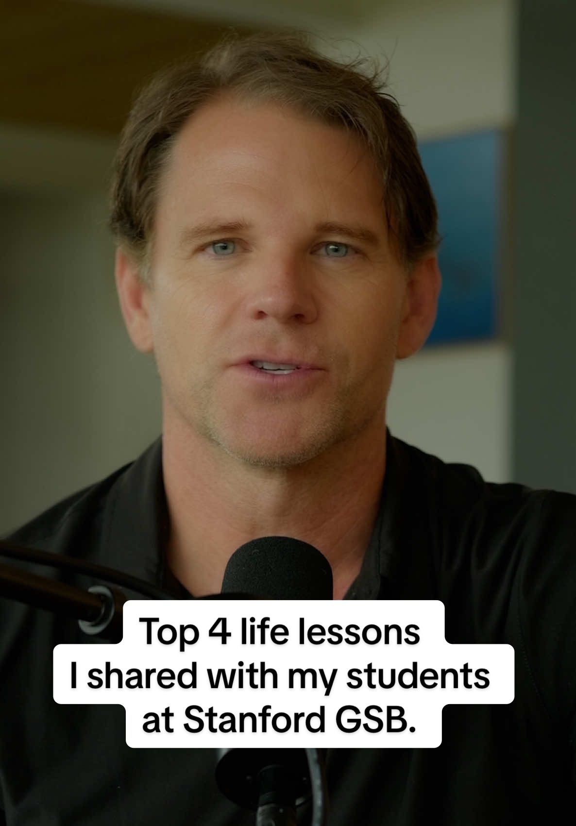 These are the top four life lessons I shared with my students at the Stanford Graduate School of Business on their final day of class this year. Which of these lessons resonate the most with you? #mindset #motivation #growth #career #inspiration #life 