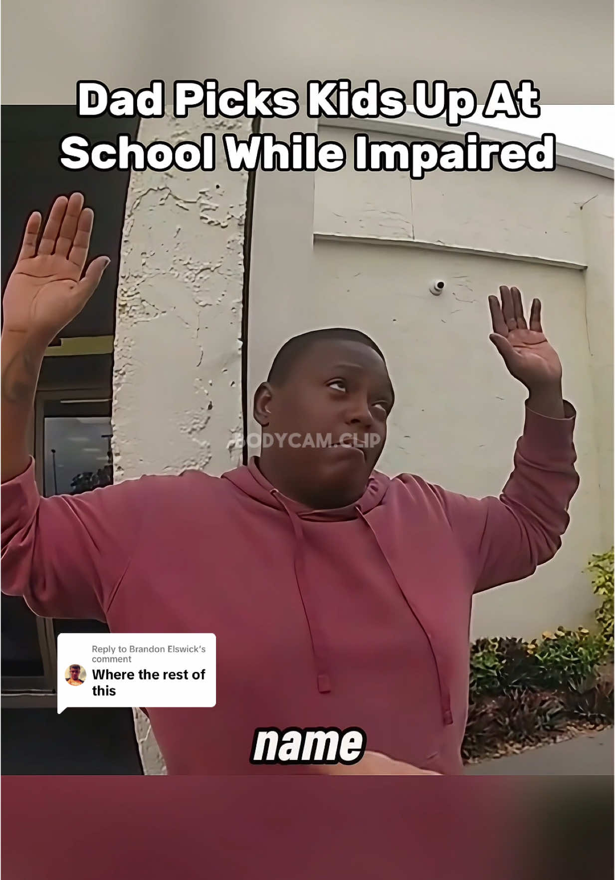 Replying to @Brandon Elswick The man begins to escalate the situation and denies speeding or being impaired when picking up his kids after school. Administration reported him to the officers. Does he seem impaired or is the school targeting him? #bodycamera #fypツ #duiarrest #copcam 