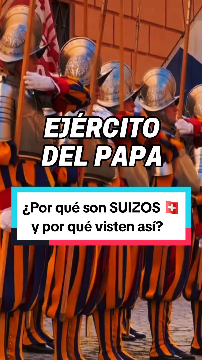 ¿Quiénes son esos soldados con trajes renacentistas que protegen al Papa? ¿Por qué la Guardia Suiza lleva ese uniforme tan llamativo? En este vídeo te contamos la historia, el simbolismo y la evolución del ejército más pequeño y antiguo del mundo: la Guardia Suiza Pontificia. Desde hace más de 500 años, estos soldados protegen al Papa y al Vaticano con una disciplina férrea y una estética única. ¿Es cierto que fueron creados por el papa Julio II? ¿Por qué llevan alabardas y cascos medievales en pleno siglo XXI? ¿Cómo es el proceso para convertirse en guardia suizo? ¿Y cuál es el significado real de su uniforme? Exploramos el origen de este cuerpo militar, sus colores, sus rituales, y su transformación desde un escudo vivo en tiempos de guerra hasta un cuerpo de élite ceremonial cargado de historia, tradición e identidad visual. Si te has preguntado alguna vez por qué el Vaticano tiene soldados que parecen salidos de una pintura de Rafael, aquí tienes todas las respuestas. #historia #curiosidades #SabiasQue #papa #explicamelofacil #roma #vaticano #leonxiv 