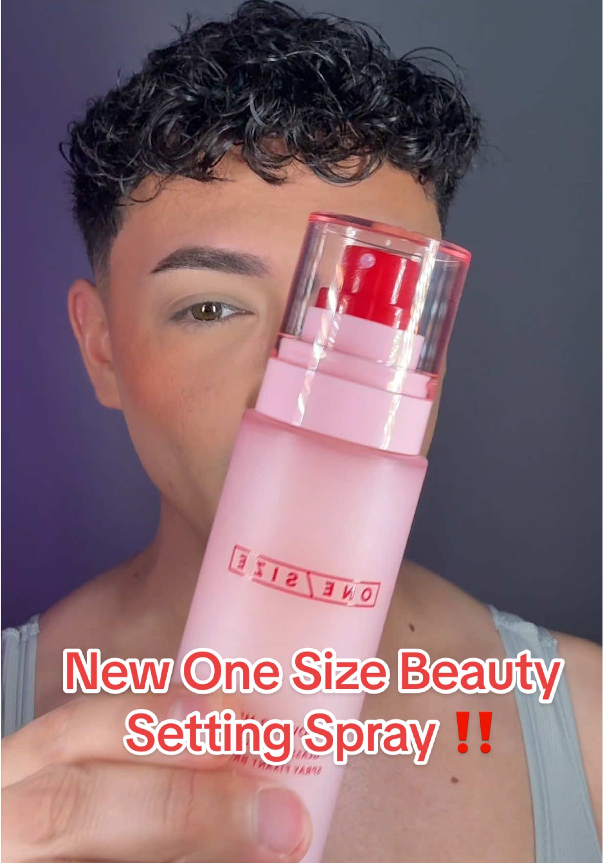 Okay miss @ONE SIZE BEAUTY you did that with this new glass skin setting spray! #onesize #onesizebeauty #makeup #review 
