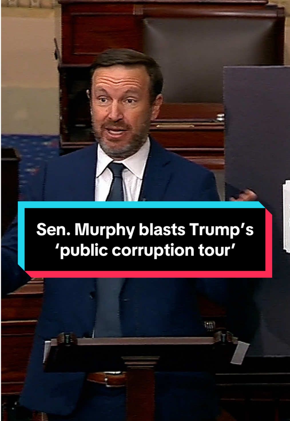 Sen. Chris Murphy (D-CT) discussed President Trump’s acceptance of gifts and business deals from Qatar, Saudi Arabia and the United Arab Emirates, three Gulf countries the president is currently visiting. The past week, the president signaled that he would be accepting a luxury plane from Qatar to be used as the new Air Force one while the Trump family is also expanding its business ventures across the Middle East in countries including Saudi Arabia and the UAE. “His first trip is to these three countries because these are the three countries that have agreed to pay Donald Trump money,” said Sen. Murphy. #trump #worldnews #middleeast #government #politics #money #news 