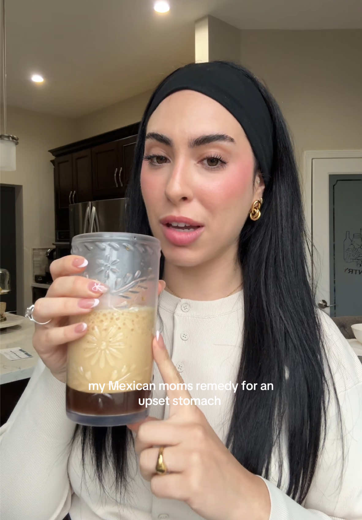 It gets EVERYTHING out like all of it 🥲 #stomachache #homemaderemedies #medicine 