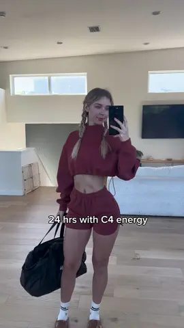 spend 24hrs with @C4 Energy with me 🤩 #GymTok #Vlog #gymgirl #fitspo 