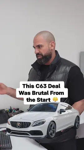 Dude wouldn't sign unless it was a Mercedes C63. It got crazy. #carfinance #mercedes #autoloans #negativeequity #creditbuilding #fy #fyp 