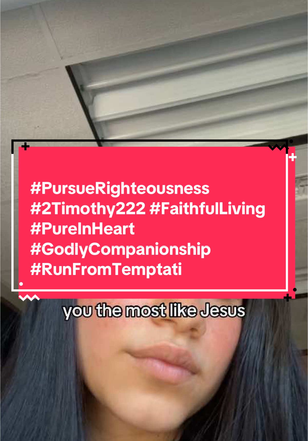 #PursueRighteousness #2Timothy222 #FaithfulLiving #PureInHeart #GodlyCompanionship #RunFromTemptation #WalkInTheSpirit #HolinessMatters #ChristCenteredLife #FaithOverFlesh #ChoosePurity #SeekGodsKingdom #AccountabilityPartners #SpiritLedLiving #LiveSetApart
