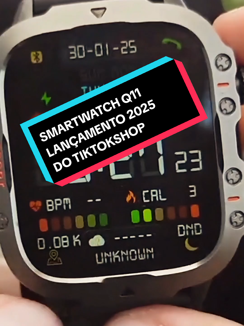 SMARTWATCH Q11 O SEU NOVO RELÓGIO INTELIGENTE! #smartwach #relogiointeligente #resitente #aprovadagua #watch #viralshoptiktok #joinvilletiktok #joinvillescbrasil #tiktokshopbrasil #TIKTOKSHOP #foryoupage❤️❤️ #foyour #fypp #f 