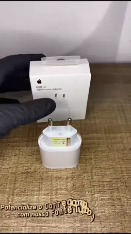 Fonte turbo 20w para Iphone. Carregador turbo. #carregador #fyp #iphone 