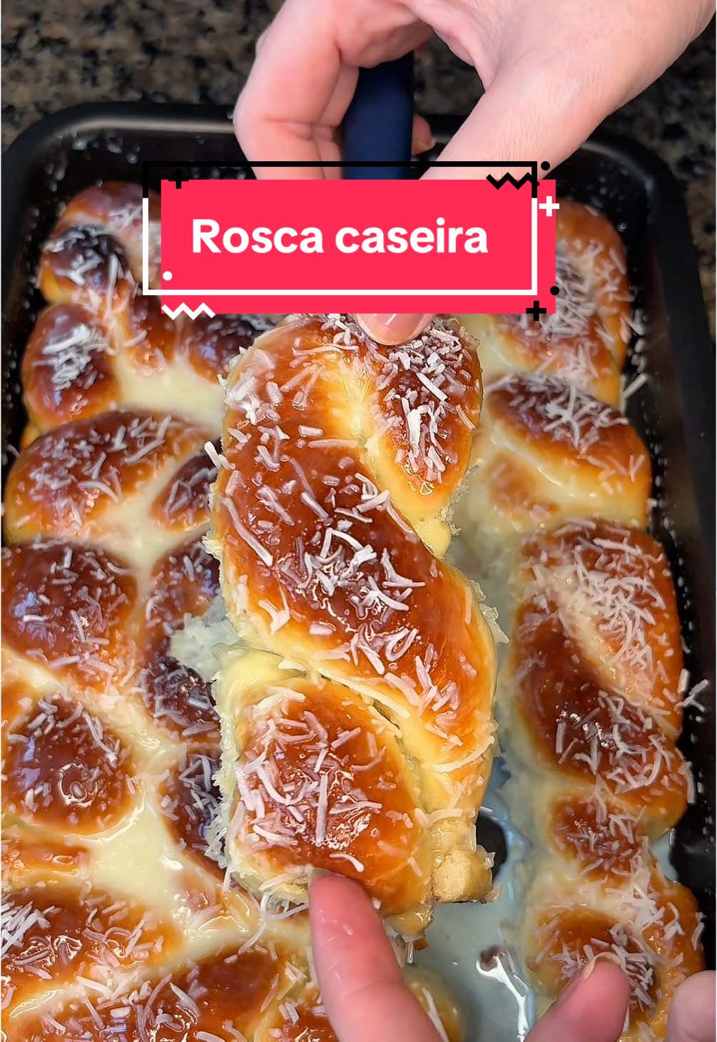 Rosca caseira  #receitas #roscacaseira #pao #fyp #fyy #foruyou 