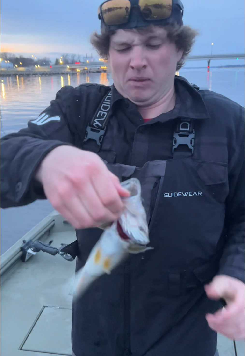 You just never know on the water😂😩 #fishing 