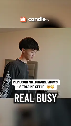 MEMECOIN MILLIONAIRE SHOWS HIS TRADING SETUP! 🤯😳 #fyp #crypto #memecoin #orangie 