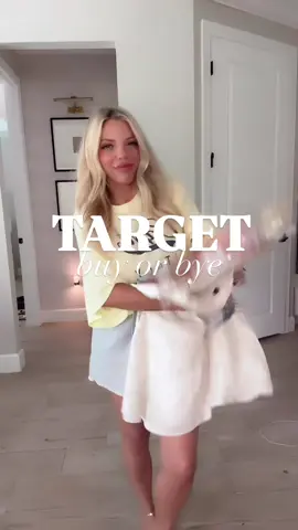 Target buy or bye!? Ended up keeping most of this haul- it’s just toooo good and full of cute summer looks and easy outfits, the jeans feel SO high end! 🙌🏼 which look is your fave? #target #targettuesday #targetfinds #targetoutfits #easysummeroutfits 