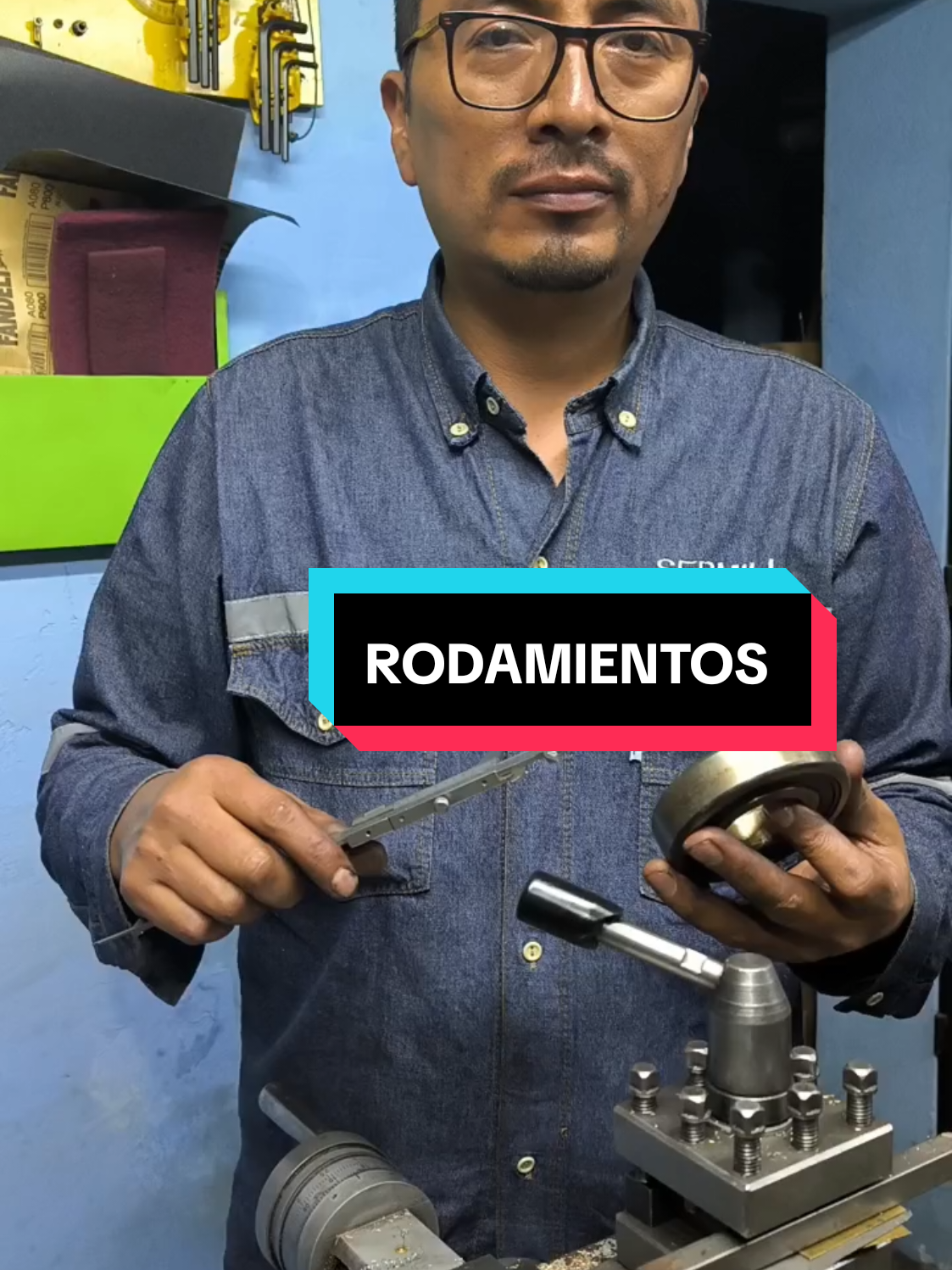 Cómo obtener el diámetro de un rodamiento.  #mantenimiento  #torno  #mecanica  #sermill  #quito_ecuador🇪🇨  #ecuador🇪🇨 