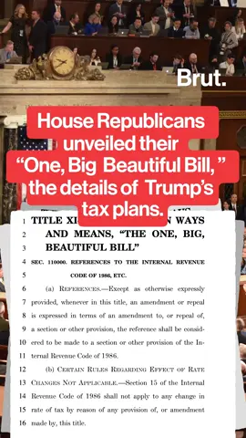 House Republicans introduced the “One Big, Beautiful Bill,” aiming to extend Trump-era tax cuts and add new deductions for tips, overtime, car loans, and many other tax breaks. The bill is projected to add $4 trillion to the national debt while offsetting costs, notably with deep Medicaid cuts. Critics argue it favors the wealthy; supporters say it protects taxpayers. Debate continues within the GOP. #MedicaidCuts #GOPBill #TrumpTaxCuts #USPolitics #BigBeautifulBill