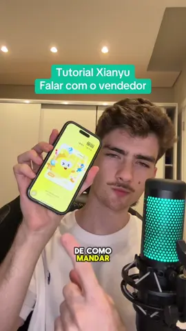 Tutorial de como mandar mensagem para o vendedor do xianyu para importar da china usando o acbuy 