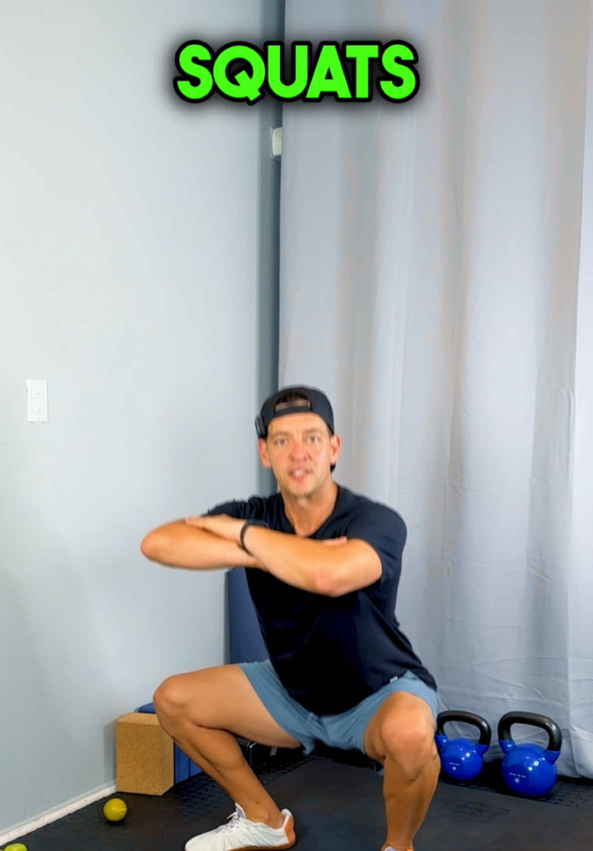 Not all squats are created equal — each one targets something different. Here’s how to squat with purpose: 	•	Wide Squats = Inner thigh activation 	•	Narrow Deep Squats = Hip mobility & strength 	•	Elevated Split Squats = Front of the quad burn 	•	Curtsy Lunges = Outer quad and glute engagement 	•	Squat Holds = Knee stability & muscular endurance 	•	Squat Jumps = Explosive power Mix it up. Train smart. Move better. #mobility #yoga #alejandromatiasfit 
