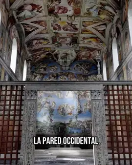 El muro original de la Capilla Sixtina en #Roma 
