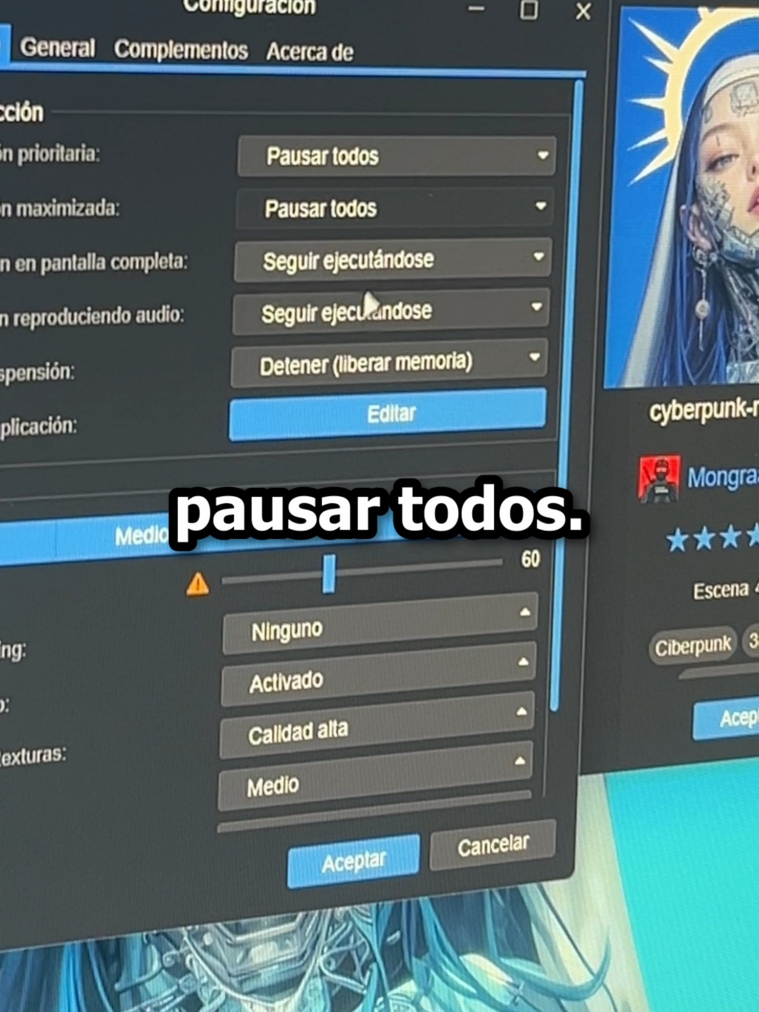 Wallpaper Engine te está consumiendo MUCHO! 🔥😥 #gamingespañol #gaminglatam #trucospc #pctips